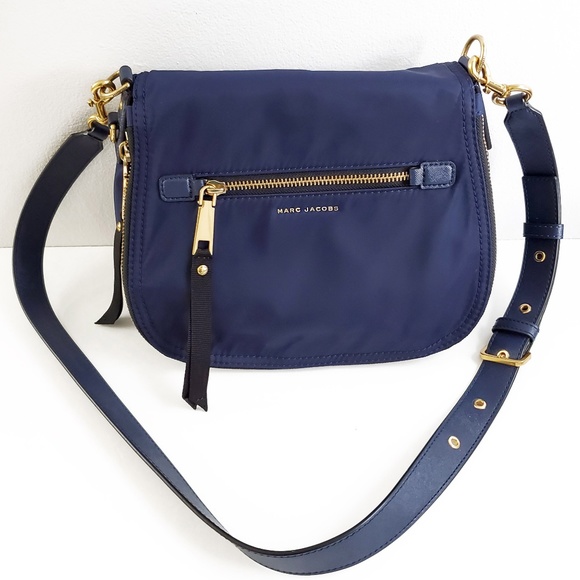 marc jacobs navy blue crossbody bag